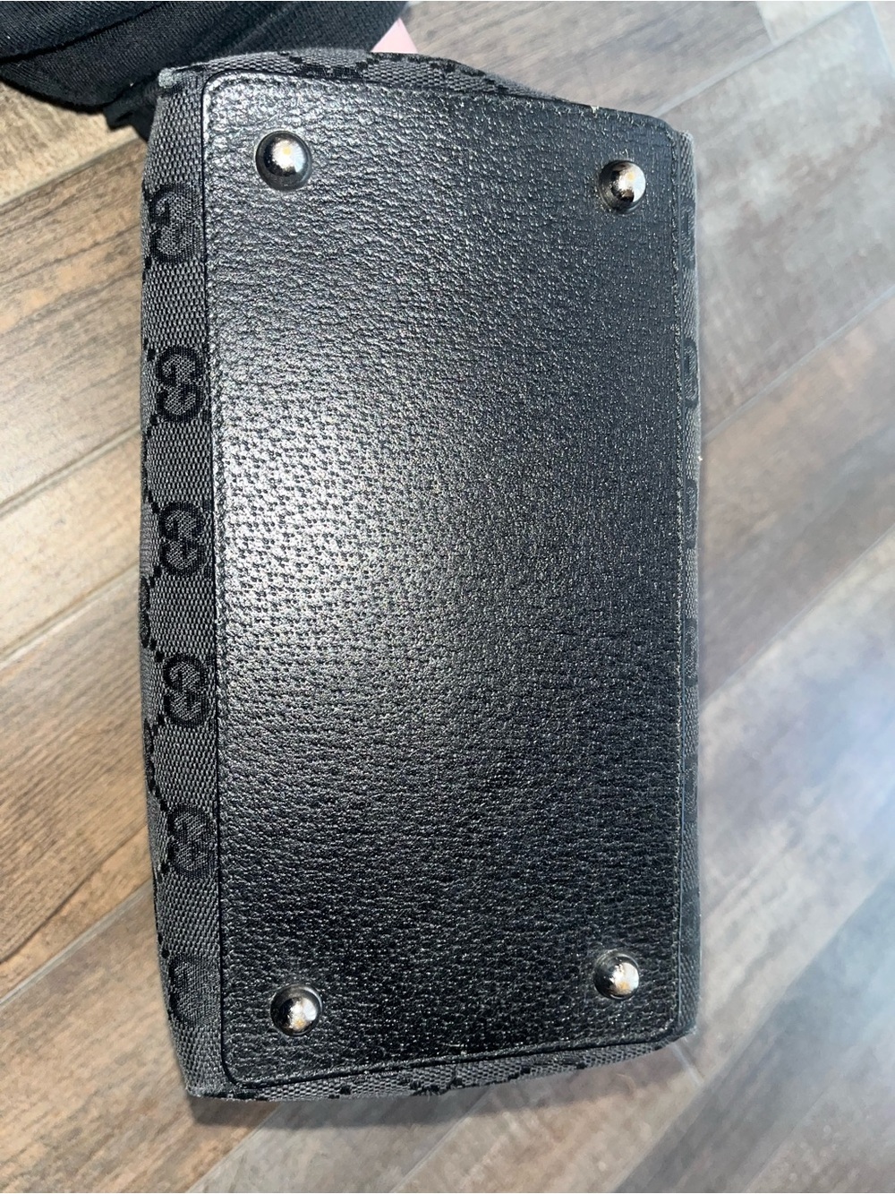 Gucci Black Monogram GG Canvas Mini Eclipse Tote Bag - Picture 6 of 9
